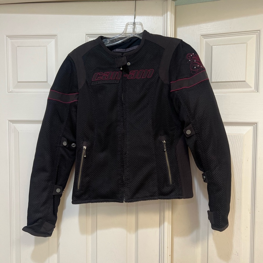 Can Am BRP Caliber SpyderL Ladies Small Thermolite Lined Black Full Zip Jacket